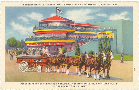 Wilson World's Fair Exhibit Building, Northerly Island, in the Heart of the Midway - Carey's Emporium