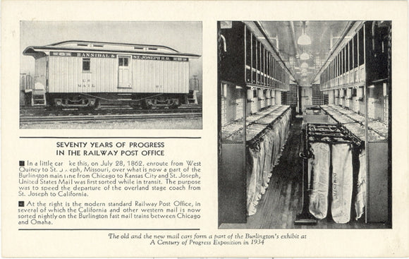 Seventy Years of Progress in the Railway Post Office - Carey's Emporium