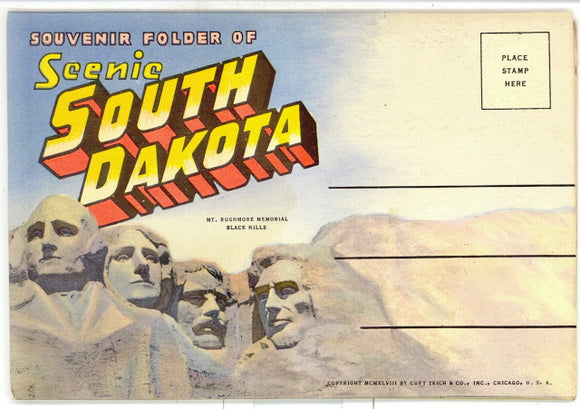 Scenic South Dakota Souvenir Folder - Carey's Emporium