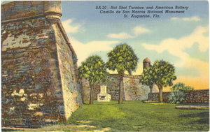 Hot Shot Furnace and American Battery, Castillo de San Marcos National Monument, St. Augustine, FL - Carey's Emporium