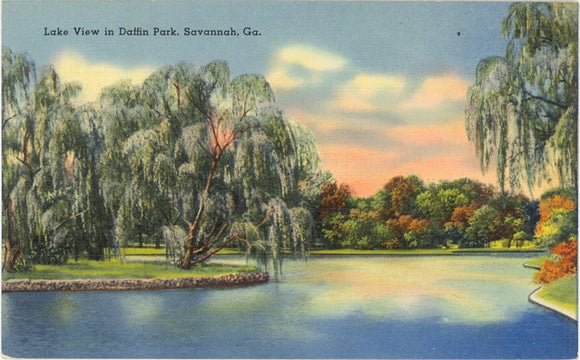 Lake View in Daffin Park, Savannah, GA - Carey's Emporium