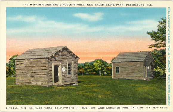 The McNamer and the Lincoln Stores, New Salem State Park, IL - Carey's Emporium