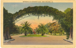 Entrance to Audubon Place, New Orleans, LA - Carey's Emporium