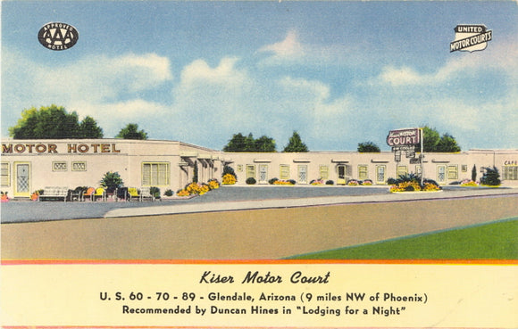 Kiser Motor Court, Glendale, AZ - Carey's Emporium