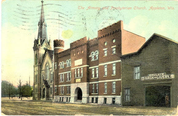 The Armory and Presbyterian Church, Appleton, WI - Carey's Emporium