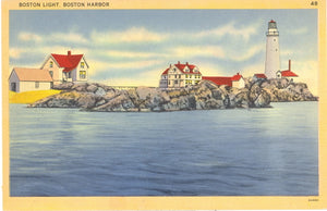 Boston Light, Boston Harbor, Boston, MA - Carey's Emporium