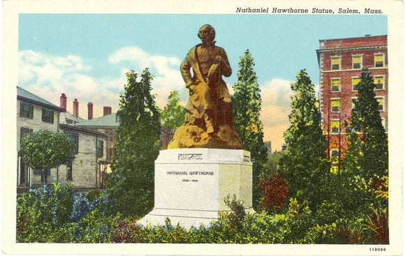 Nathaniel Hawthorne Statue, Salem, MA - Carey's Emporium