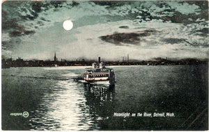 Moonlight on the River, Detroit, MI - Carey's Emporium