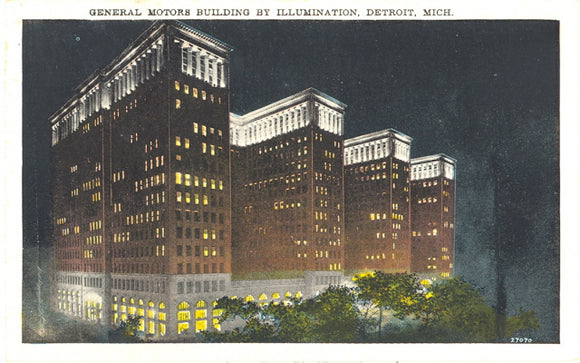 General Motors Building by Illumination, Detroit, MI - Carey's Emporium