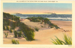 A Glimpse of the Ocean from the Sand Hills, Cape Henry, VA - Carey's Emporium