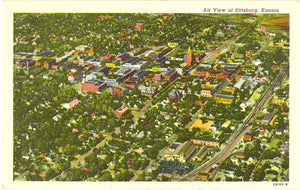 Air View of Pittsburg, KS - Carey's Emporium