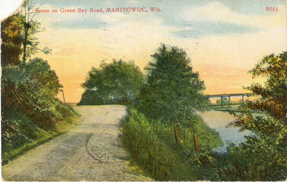 Scene on Green Bay Road, Manitowoc, WI - Carey's Emporium