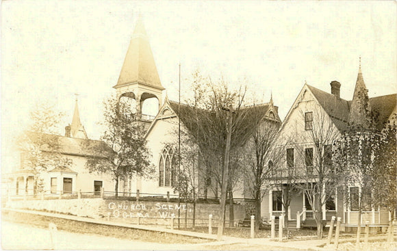 Church Scene, Ogema, WI - Carey's Emporium