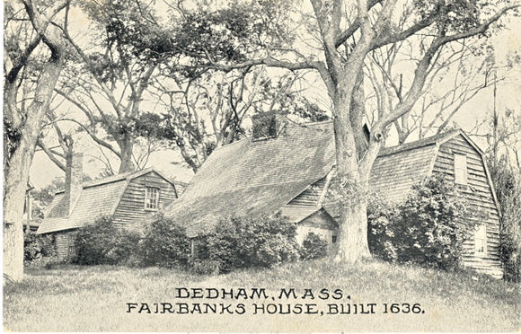 Fairbanks House, Built 1636, Dedham, MA - Carey's Emporium