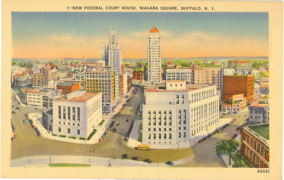 New Federal Court House, Niagara Square, Buffalo, NY - Carey's Emporium