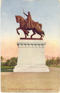 Statue of St. Louis, Forest Park, St. Louis, MO - Carey's Emporium