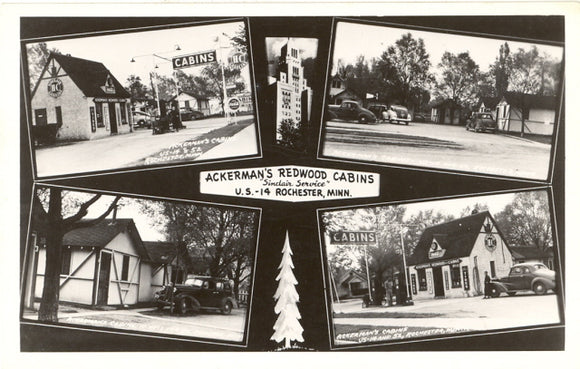 Ackerman's Redwood Cabins, US 14, Rochester, MN - Carey's Emporium