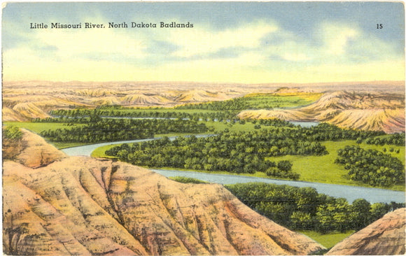 Little Missouri River, North Dakota Badlands, ND - Carey's Emporium