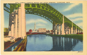 Lorain Carnegie Bridge and Union Terminal, Cleveland, OH - Carey's Emporium