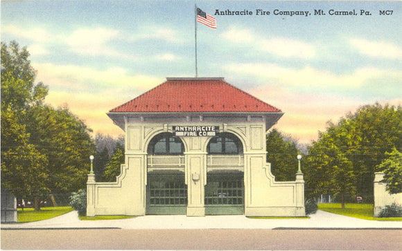 Anthracite Fire Company, Mt. Carmel, PA - Carey's Emporium