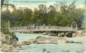 Bridge to Second Sister Island, Niagara Falls, NY - Carey's Emporium