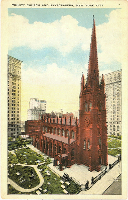 Trinity Church and Skyscrapers, New York City, NY - Carey's Emporium