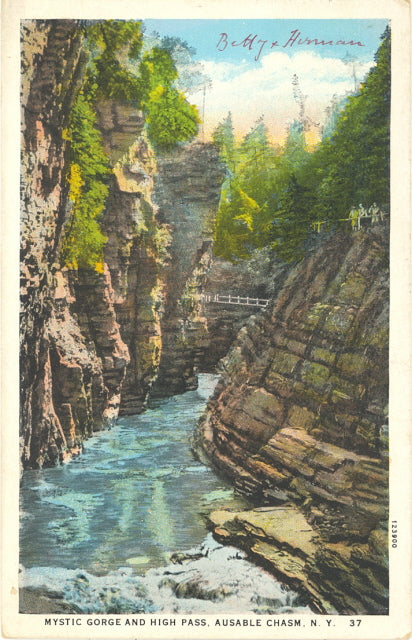 Mystic Gorge and High Pass, Ausable Chasm, NY - Carey's Emporium