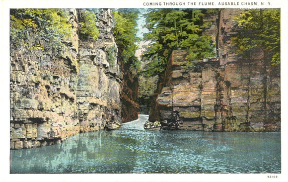 Coming Through the Flume, Ausable Chasm, NY - Carey's Emporium