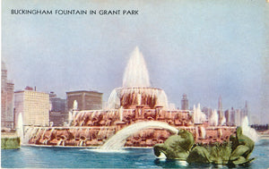 Buckingham Fountain in Grant Park, A Century of Progress - Carey's Emporium