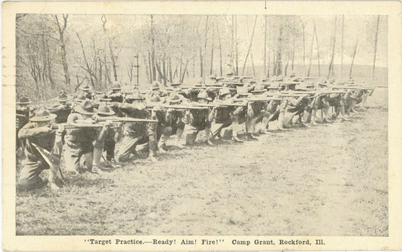 Target Practice--Ready! Aim! Fire! Camp Grant, Rockford, IL - Carey's Emporium