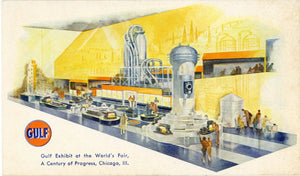 Gulf Exhibit at the World's Fair, A Century of Progress, Chicago, IL - Carey's Emporium