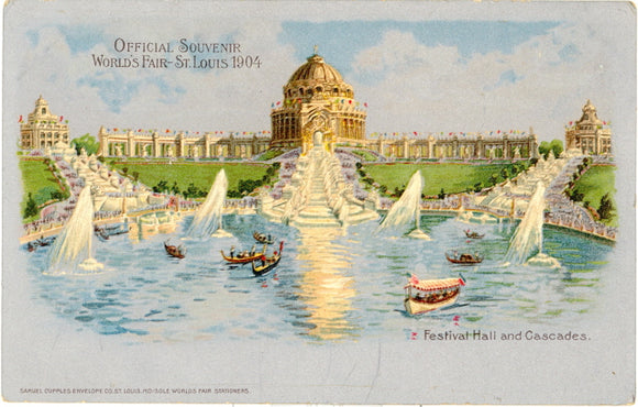 Festival Hall, Official Souvenir, World's Fair, St. Louis, 1904 - Carey's Emporium