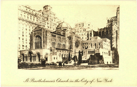 St. Bartholomew's Church in the City of New York, NY - Carey's Emporium