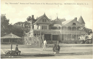 The Newcombe Annexe and Tennis Courts of the Monmouth Beach Inn, Monmouth Beach, NJ - Carey's Emporium