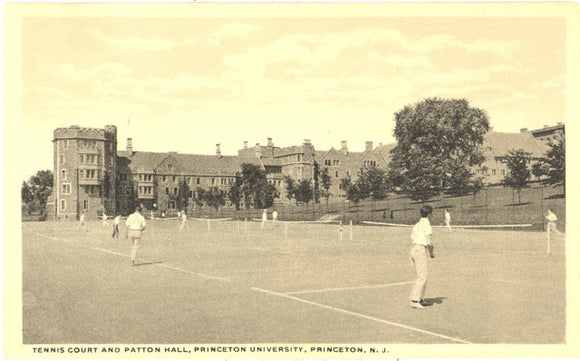 Tennis Court and Patton Hall, Princeton University, Princeton, NJ - Carey's Emporium