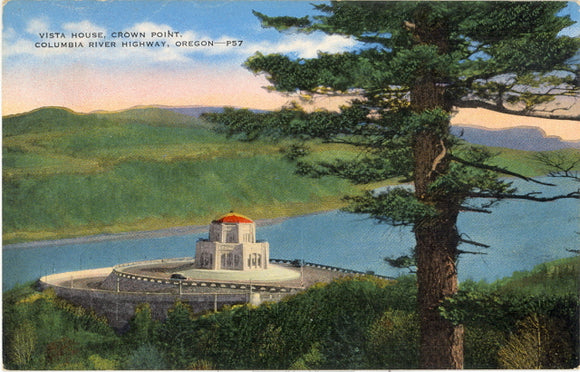 Vista House, Crown Point, Columbia River Highway, OR - Carey's Emporium