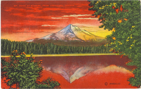 Mt. Hood at Sunrise, from Lost Lake, OR - Carey's Emporium