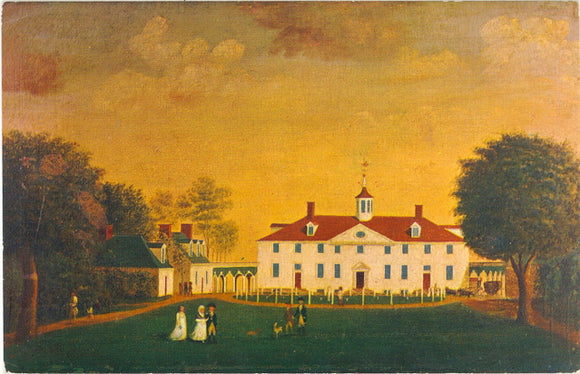 The West Front of the Mansion at Mt. Vernon, VA - Carey's Emporium