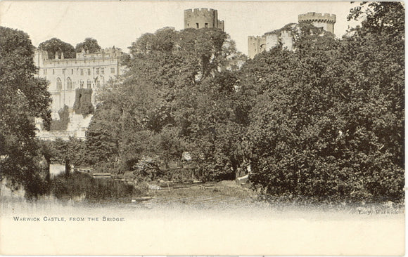 Warwick Castle, From the Bridge - Carey's Emporium