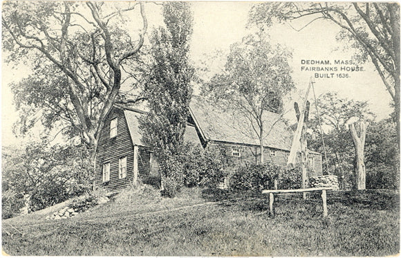 Fairbanks House, Built 1636, Dedham, MA - Carey's Emporium