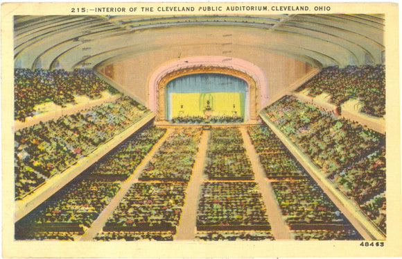 Cleveland Public Auditorium, Cleveland, OH - Carey's Emporium
