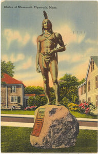 Statue of Massasoit, Plymouth, MA - Carey's Emporium