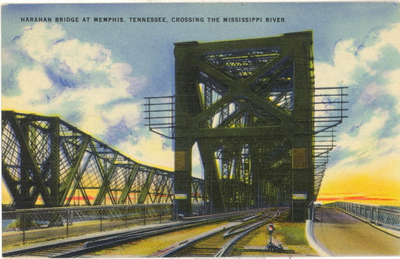 Harahan Bridge, crossing the Mississippi River, Memphis, TN - Carey's Emporium