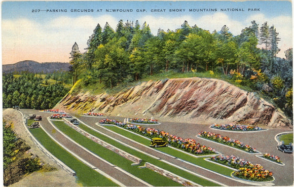Parking Grounds at Newfound Gap, Great Smoky Mountains National Park - Carey's Emporium