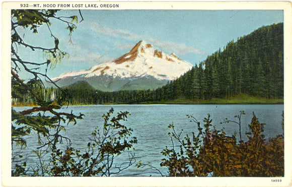 Mt. Hood from Lost Lake, OR - Carey's Emporium