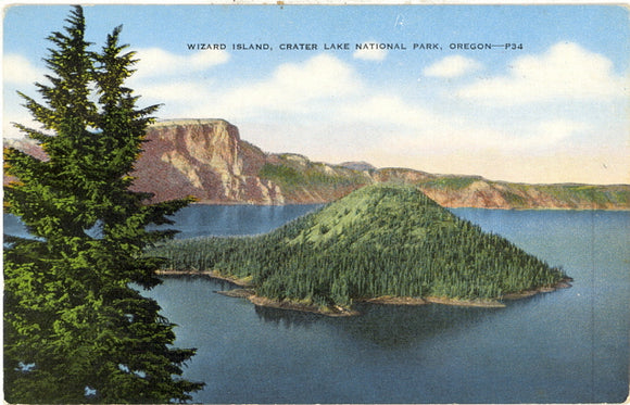 Wizard Island, Crater Lake National Park, OR - Carey's Emporium
