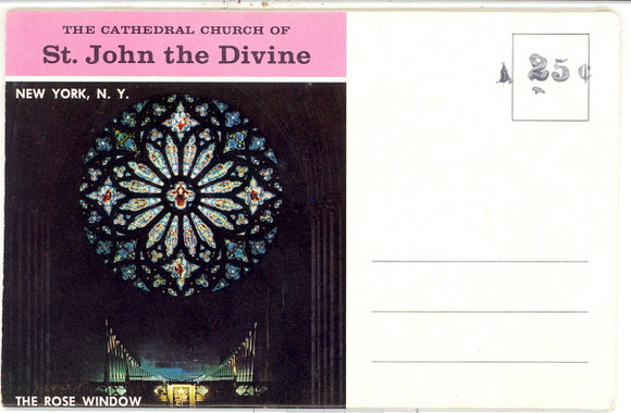 The Cathedral Church of St. John the Divine, New York, NY Souvenir Folder - Carey's Emporium