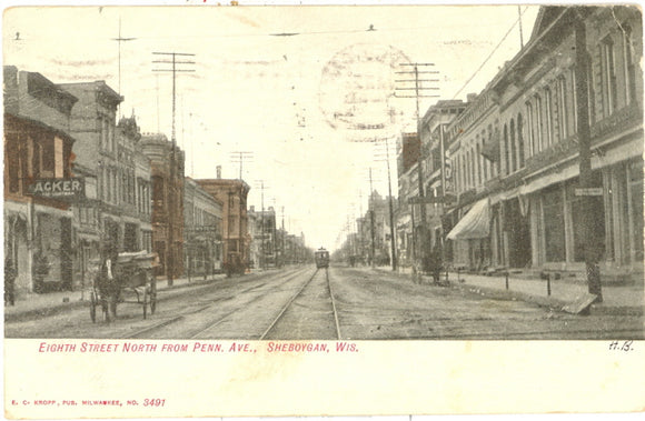 Eighth Street North from Penn. Ave., Sheboygan, WI - Carey's Emporium