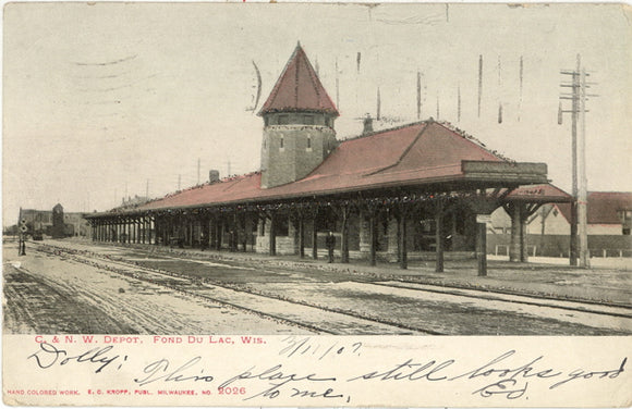 C. & N. W. Depot, Fond du Lac, WI - Carey's Emporium