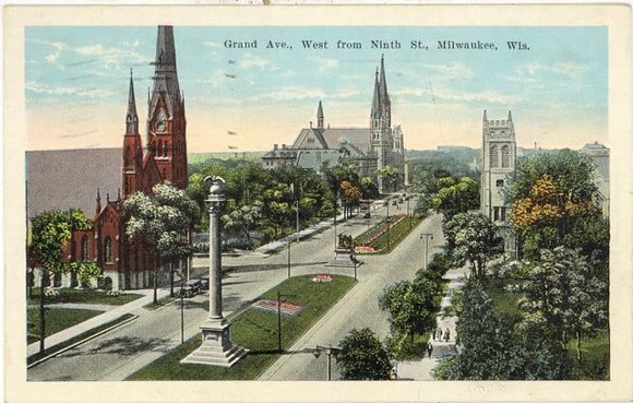 Grand Avenue West from Ninth St., Milwaukee, WI - Carey's Emporium
